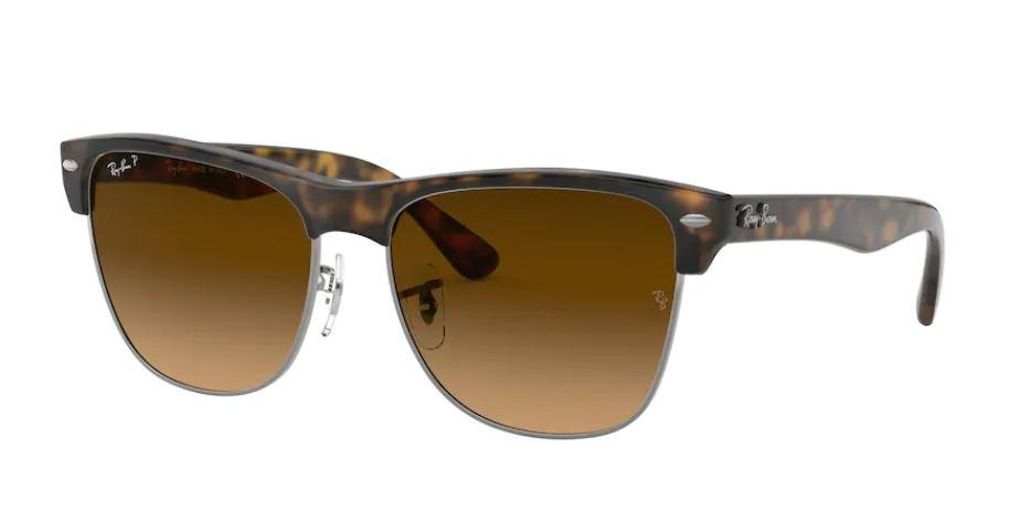 RayBan RB4175 878/M2 Square Plastic Demi Gloss Havana Brown Gradient B ...